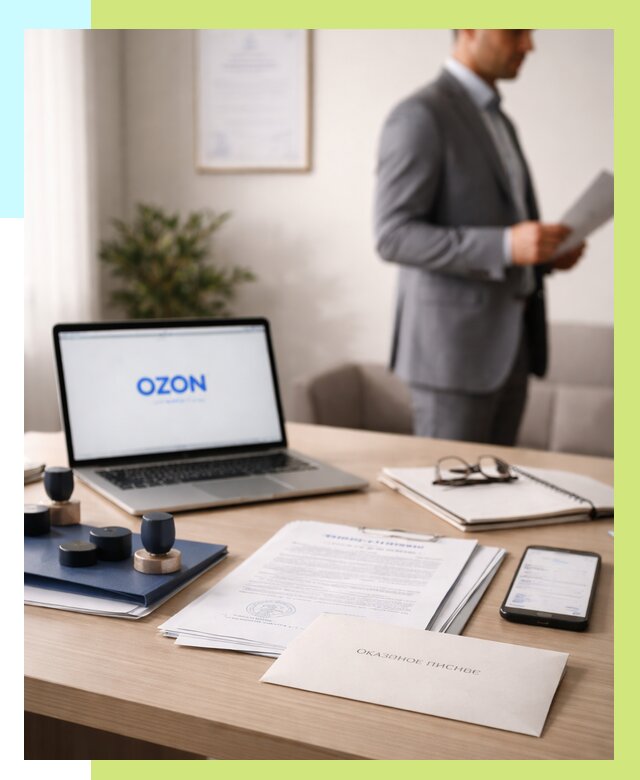 Отказное письмо для Ozon в Искитиме от 3567 р. | Сертэкс